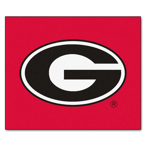 Georgia Bulldogs Ncaa "tailgater" Floor Mat (5'x6') G Logo On Red