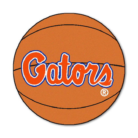 Florida Gators Ncaa "basketball" Round Floor Mat (29") Gator Script