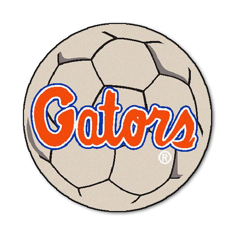 Florida Gators Ncaa "soccer Ball" Round Floor Mat (29") Gator Script