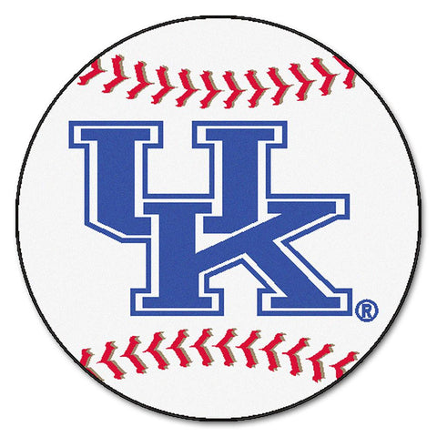Kentucky Wildcats Ncaa "baseball" Round Floor Mat (29") Uk Logo