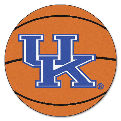 Kentucky Wildcats Ncaa "basketball" Round Floor Mat (29") Uk Logo