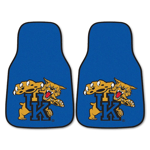 Kentucky Wildcats Ncaa Car Floor Mats (2 Front) Wildcat Logo