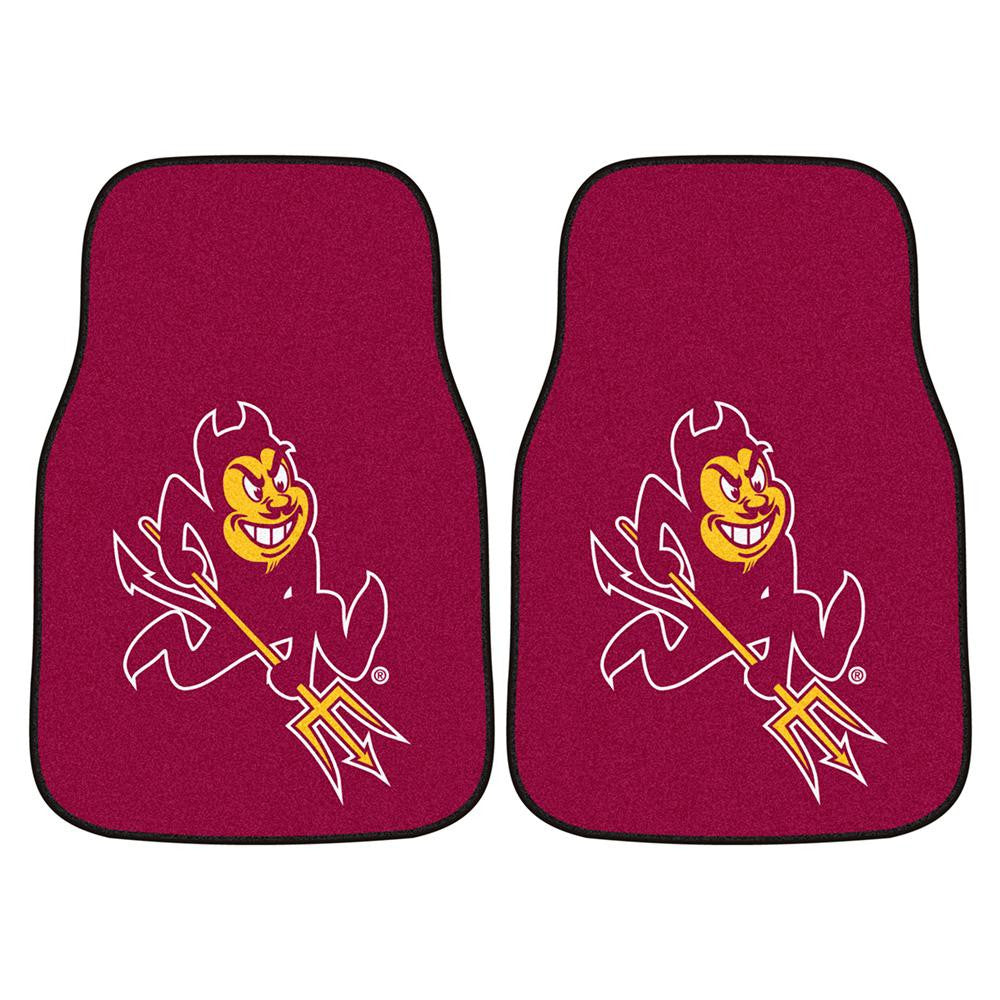 Arizona State Sun Devils Ncaa Car Floor Mats (2 Front)