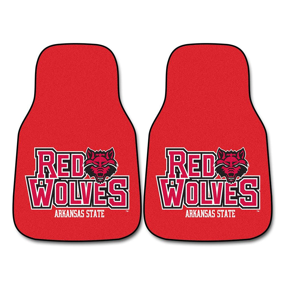 Arkansas State Red Wolves Ncaa Car Floor Mats (2 Front)