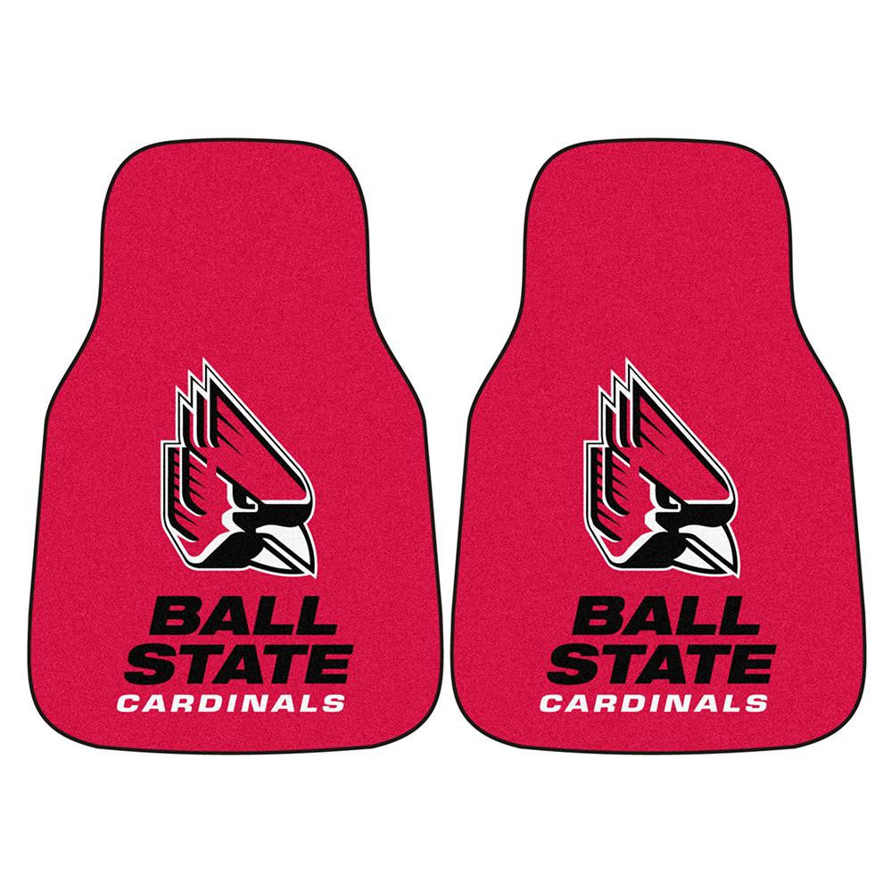 Ball State Cardinals Ncaa Car Floor Mats (2 Front)