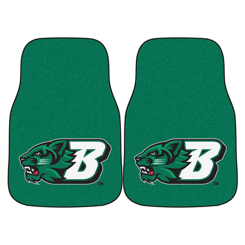 Binghamton Bearcats Ncaa 2-piece Printed Carpet Car Mats (18x27)