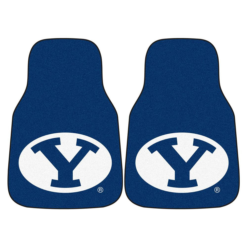 Brigham Young Cougars Ncaa Car Floor Mats (2 Front)