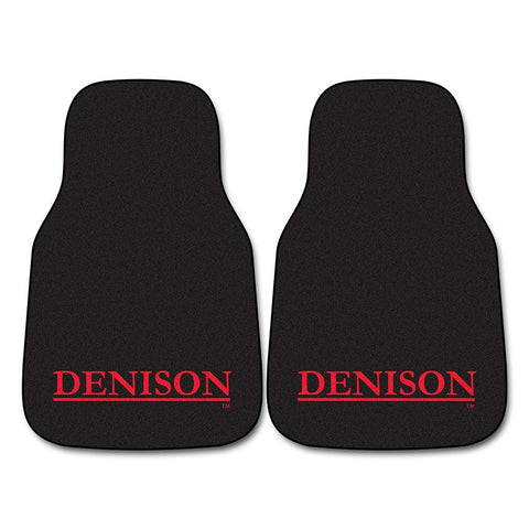 Denison Big Reds Ncaa Car Floor Mats (2 Front)