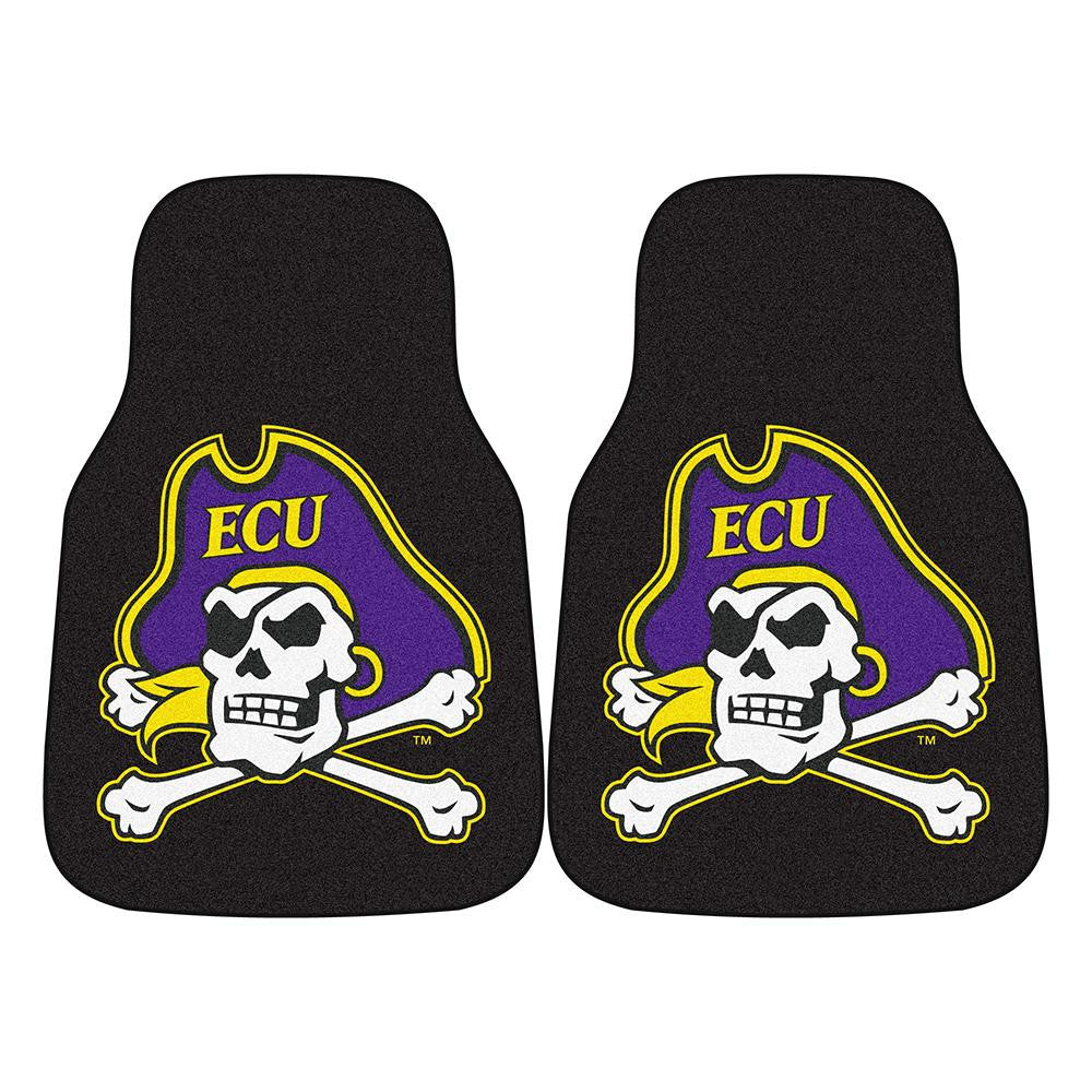 East Carolina Pirates Ncaa Car Floor Mats (2 Front)