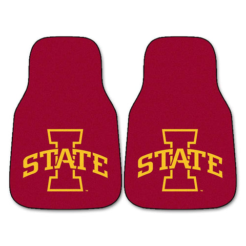 Iowa State Cyclones Ncaa Car Floor Mats (2 Front)