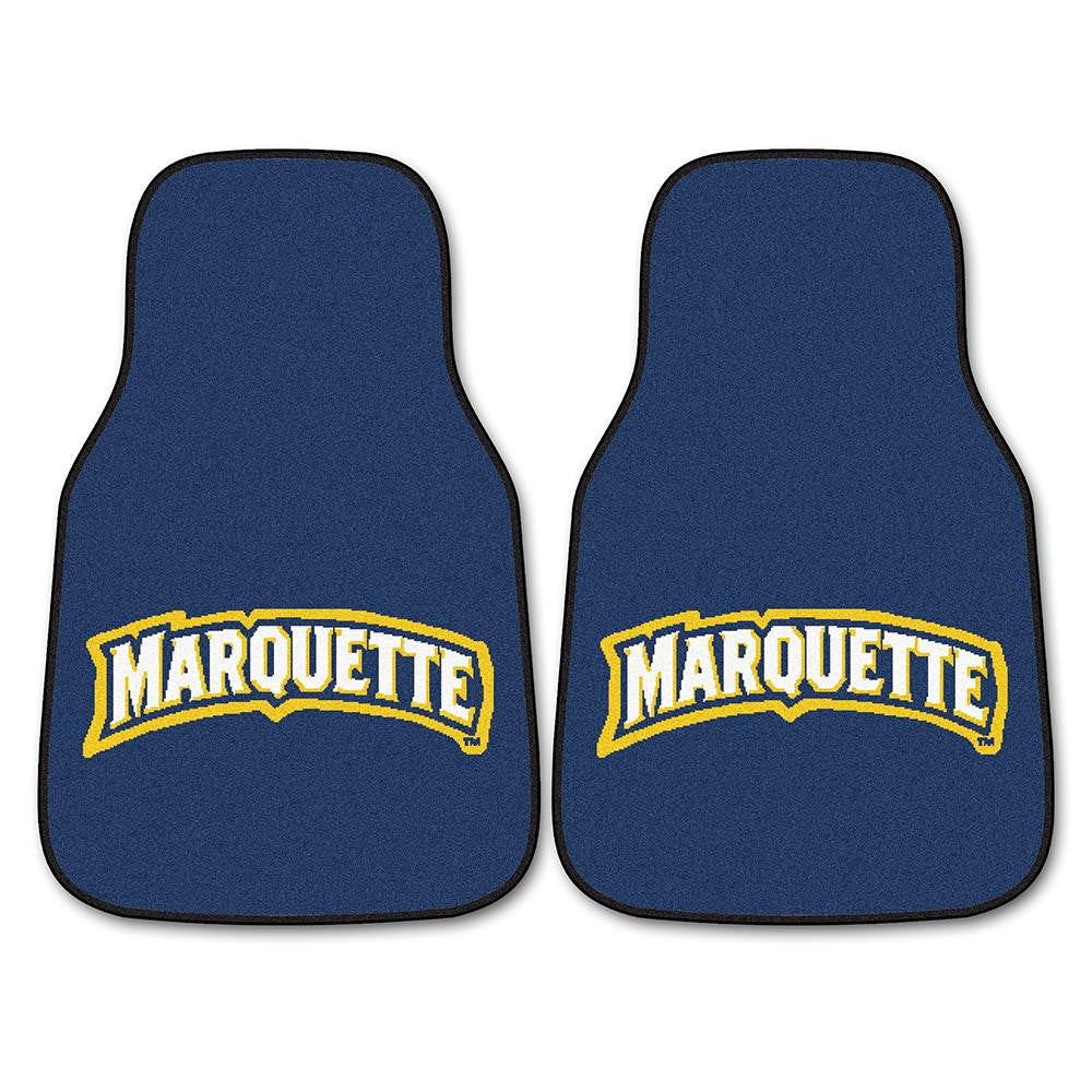 Marquette Golden Eagles Ncaa Car Floor Mats (2 Front)