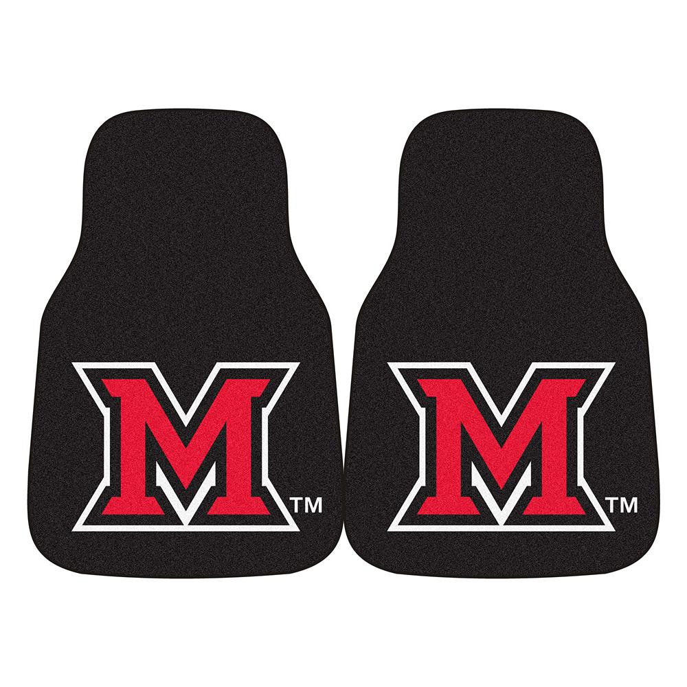 Miami Ohio Redhawks Ncaa Car Floor Mats (2 Front)