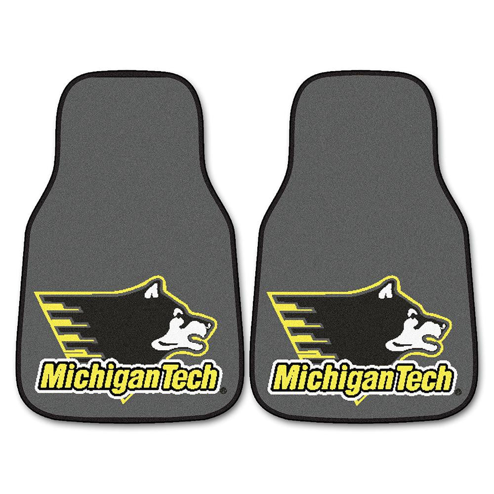 Michigan Tech Huskies Ncaa Car Floor Mats (2 Front)