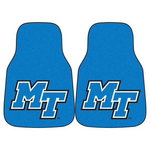 Middle Tennessee State Blue Raiders Ncaa Car Floor Mats (2 Front)