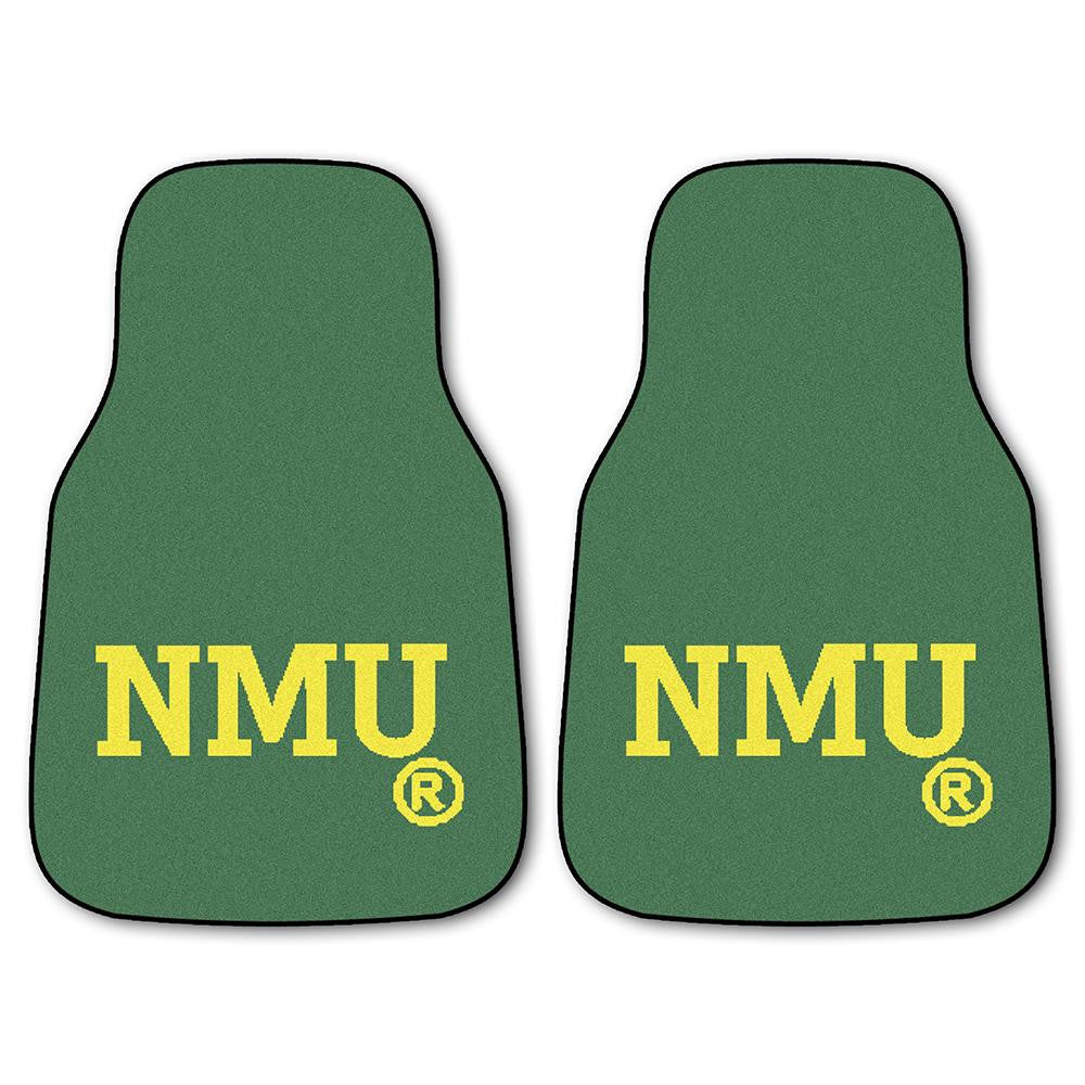 Northern Michigan Wildcats Ncaa Car Floor Mats (2 Front)