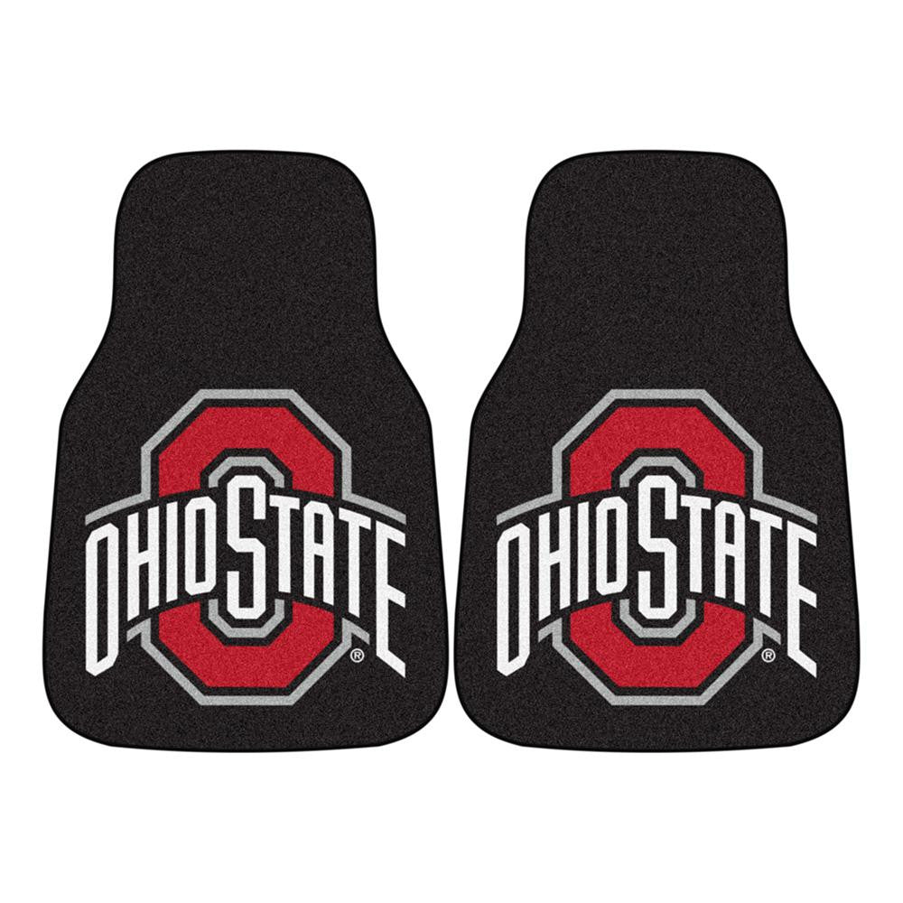 Ohio State Buckeyes Ncaa Car Floor Mats (2 Front)