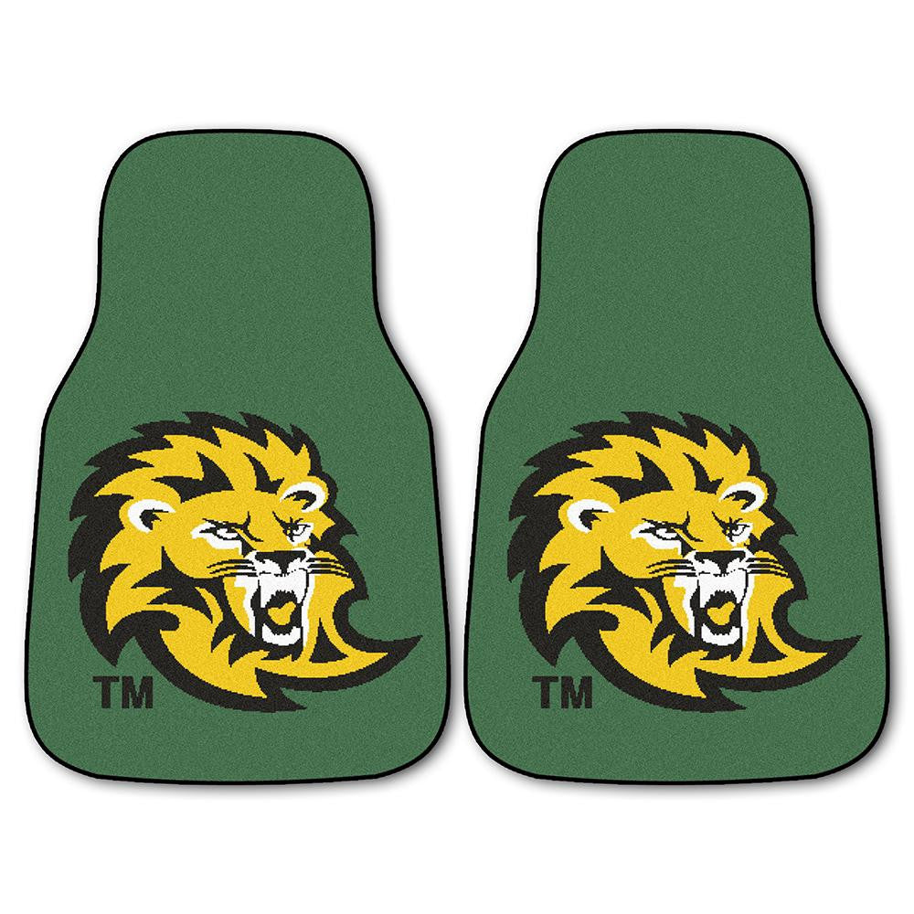 Southeastern Louisiana Lions Ncaa 2-piece Printed Carpet Car Mats (18x27)