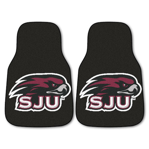 Saint Joseph's Hawks Ncaa Car Floor Mats (2 Front)