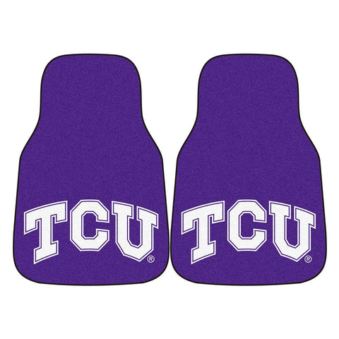 Texas Christian Horned Frogs Ncaa Car Floor Mats (2 Front)