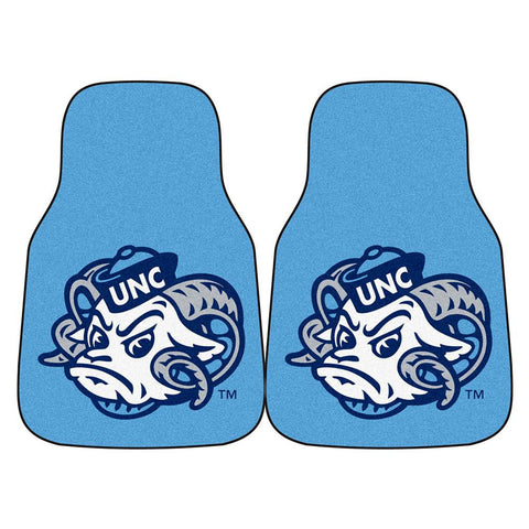 Unc - Chapel Hill Ncaa Car Floor Mats (2 Front) Ram Logo