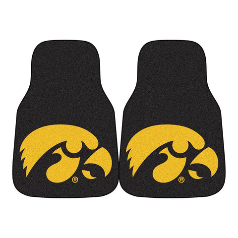 Iowa Hawkeyes Ncaa Car Floor Mats (2 Front)