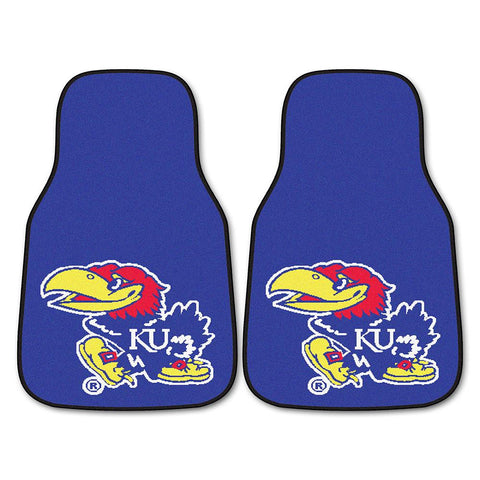 Kansas Jayhawks Ncaa Car Floor Mats (2 Front)