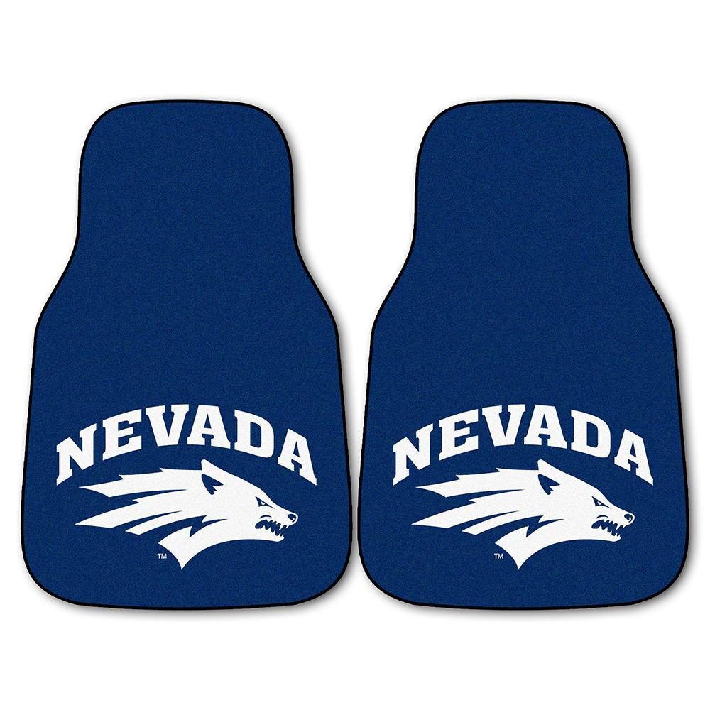 Nevada Reno Wolf Pack Ncaa Car Floor Mats (2 Front)