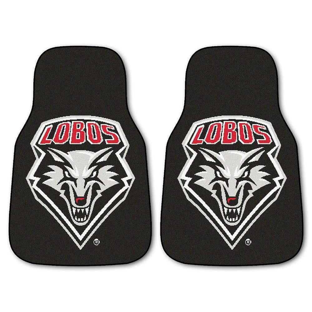 New Mexico Lobos Ncaa Car Floor Mats (2 Front)