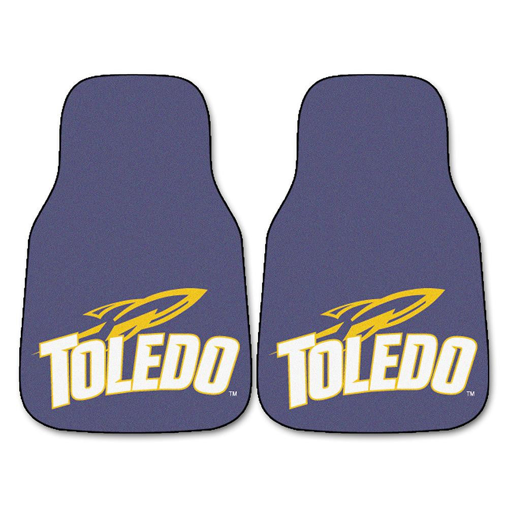 Toledo Rockets Ncaa Car Floor Mats (2 Front)