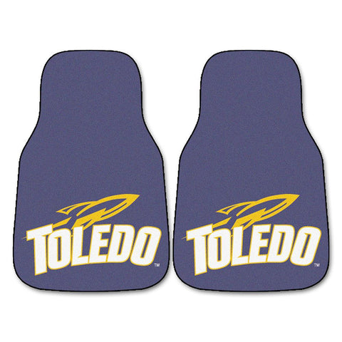 Toledo Rockets Ncaa Car Floor Mats (2 Front)