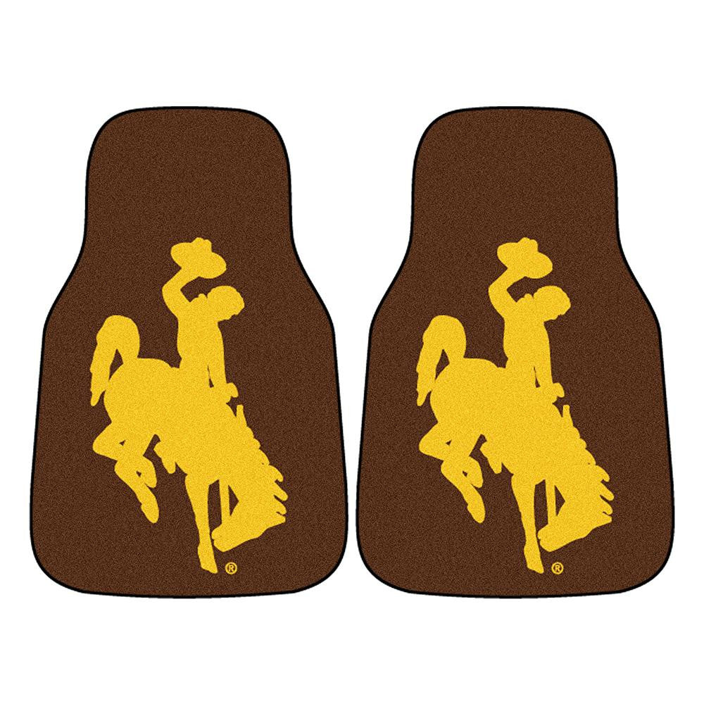 Wyoming Cowboys Ncaa Car Floor Mats (2 Front)