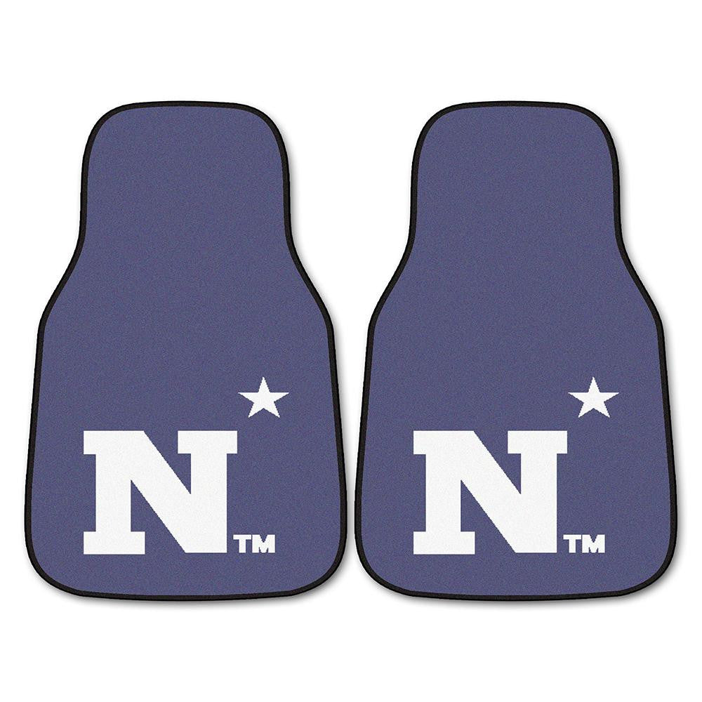 Navy Midshipmen Ncaa Car Floor Mats (2 Front)