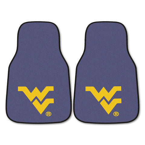 West Virginia Mountaineers Ncaa Car Floor Mats (2 Front)