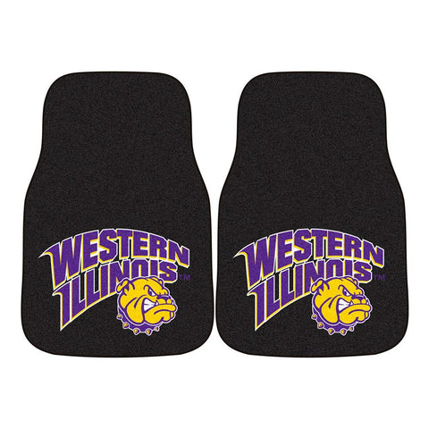 Western Illinois Leathernecks Ncaa Car Floor Mats (2 Front)