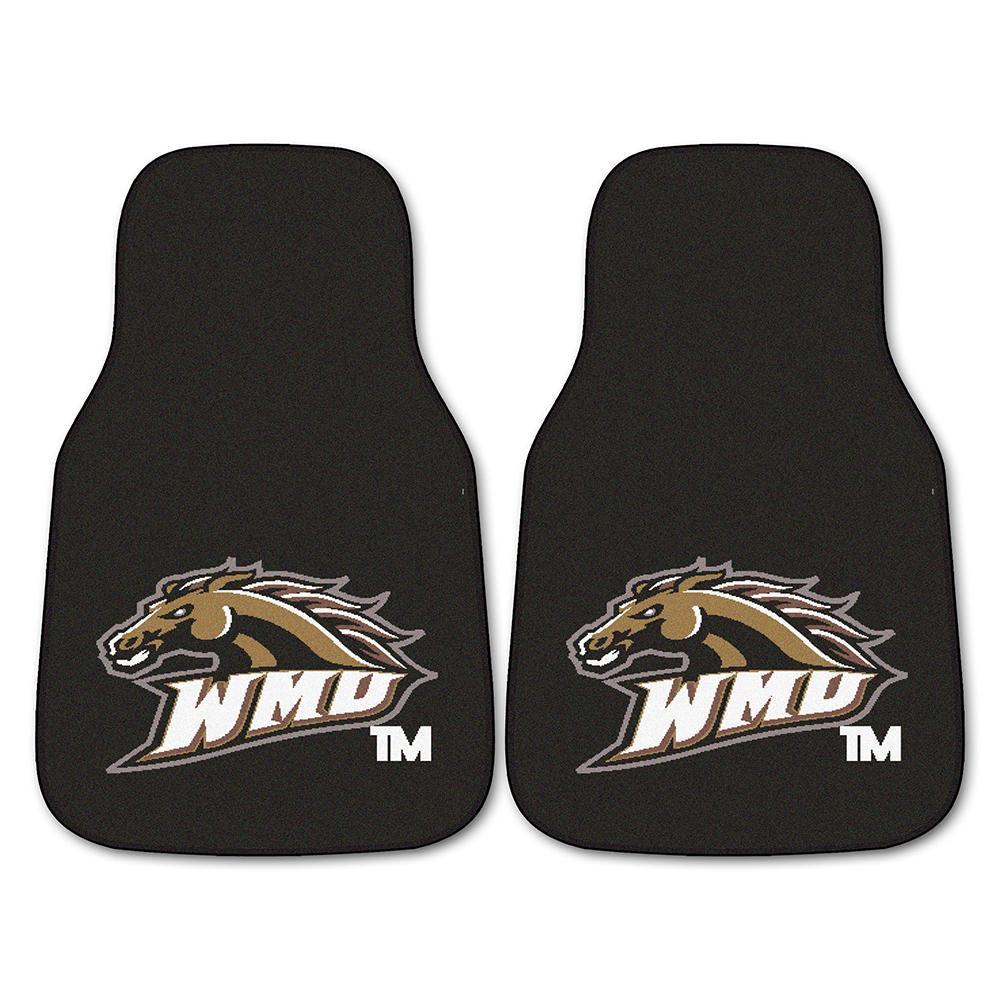 Western Michigan Broncos Ncaa Car Floor Mats (2 Front)