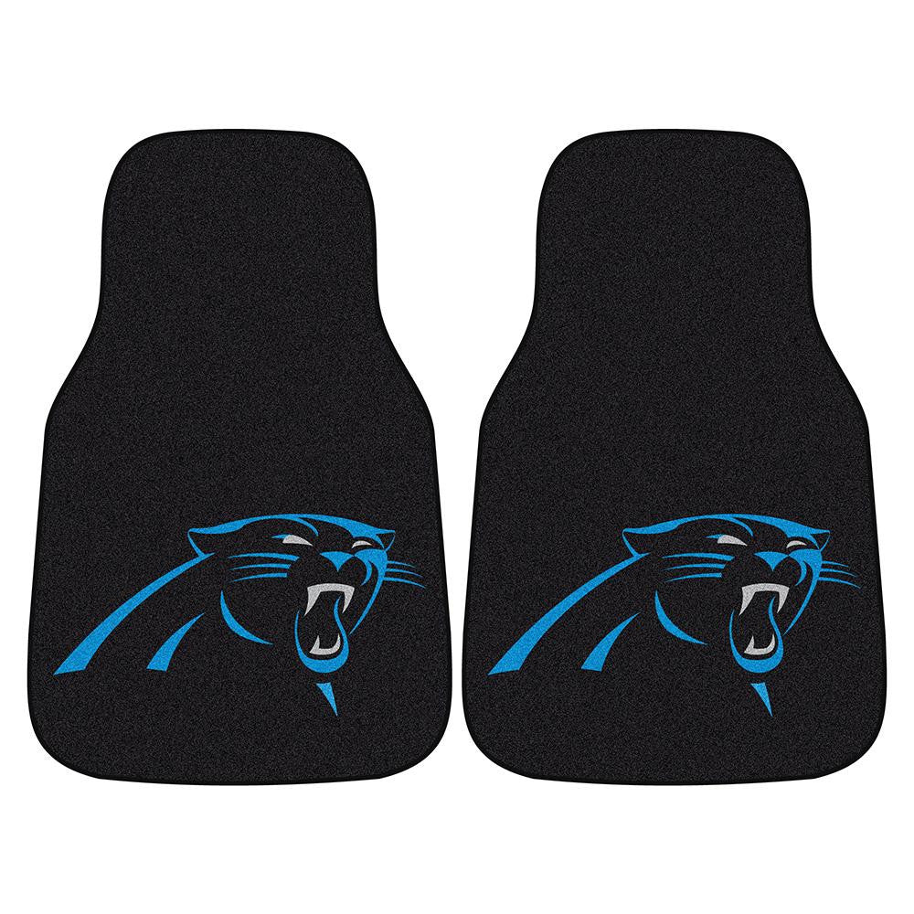 Carolina Panthers NFL Car Floor Mats (2 Front)