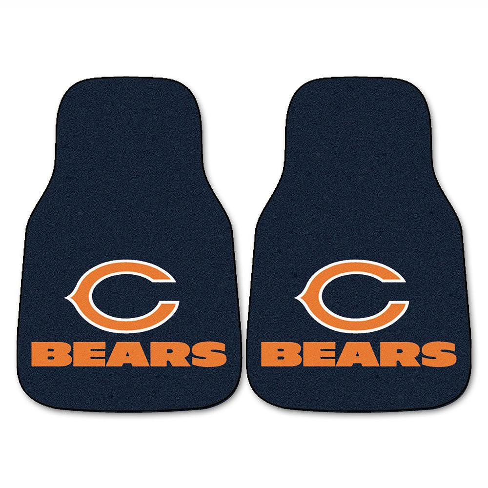 Chicago Bears NFL Car Floor Mats (2 Front)