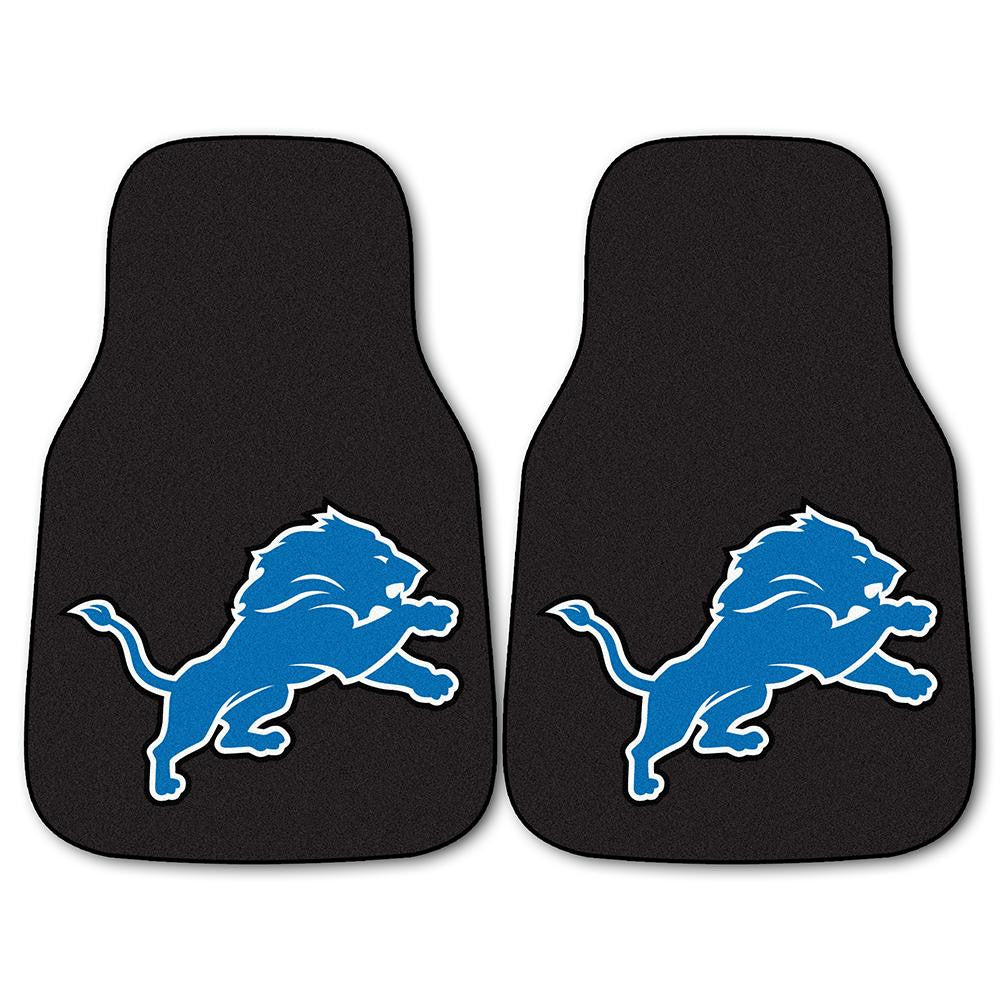 Detroit Lions NFL Car Floor Mats (2 Front)