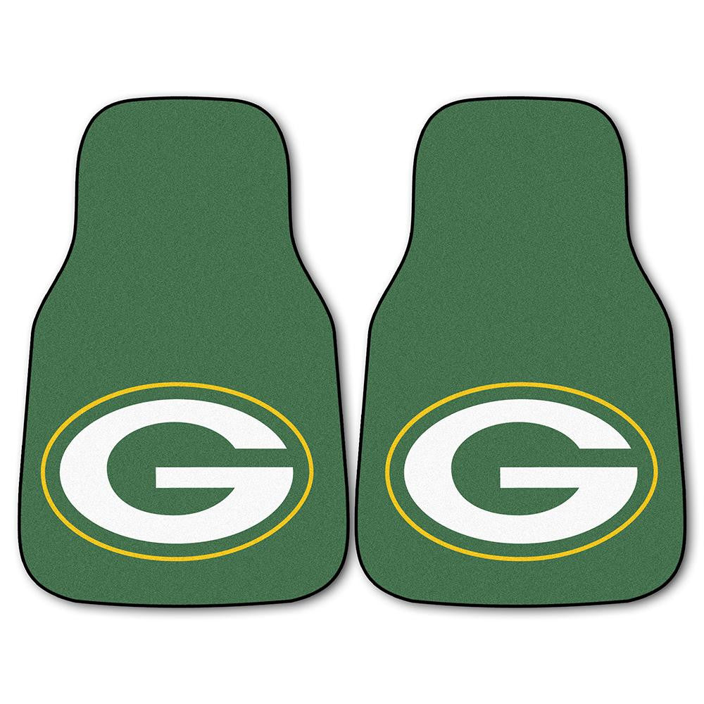 Green Bay Packers NFL Car Floor Mats (2 Front)