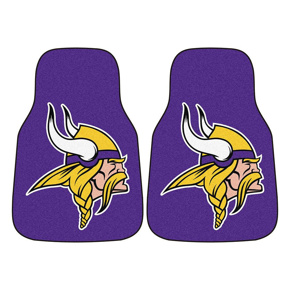 Minnesota Vikings NFL Car Floor Mats (2 Front)