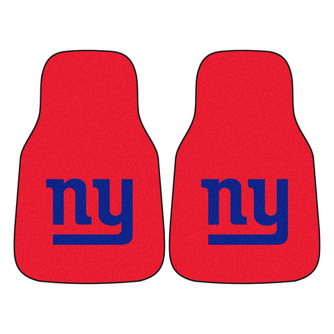 New York Giants NFL Car Floor Mats (2 Front)