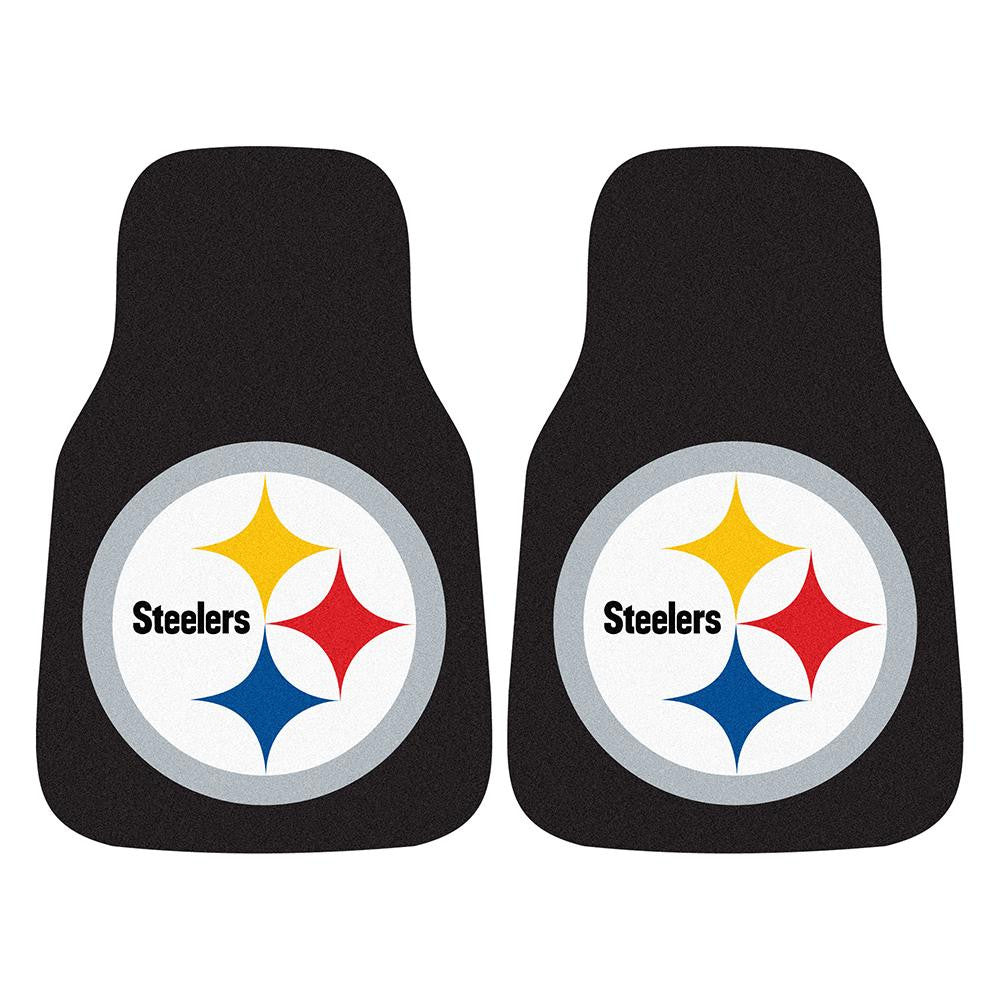 Pittsburgh Steelers NFL Car Floor Mats (2 Front)