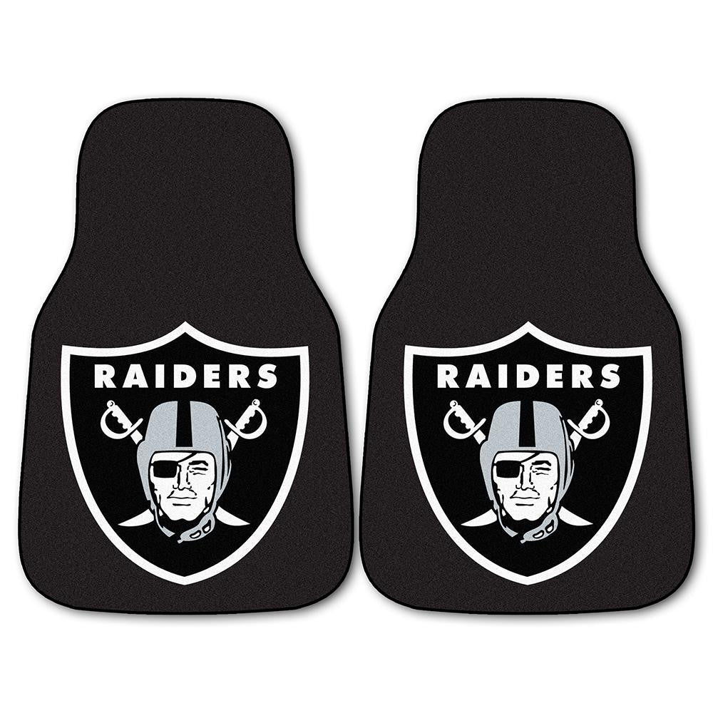 Oakland Raiders NFL Car Floor Mats (2 Front)