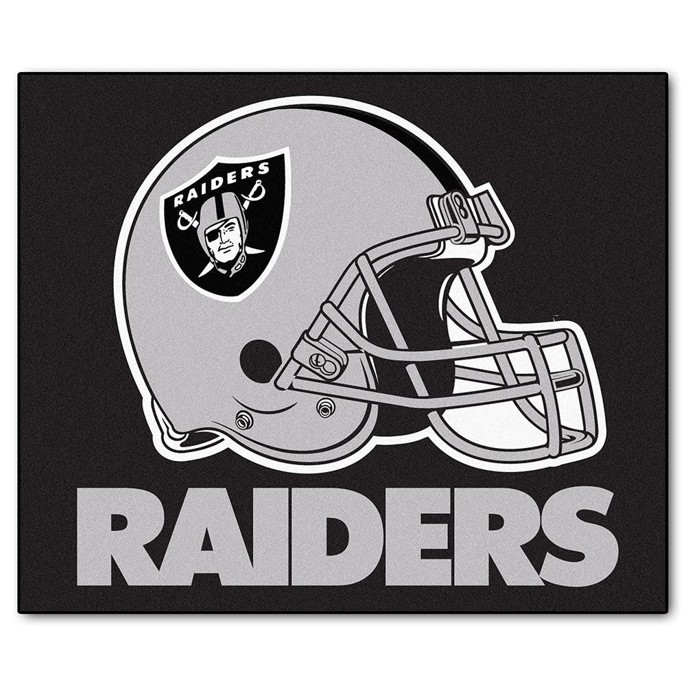 Oakland Raiders NFL Tailgater Floor Mat (5'x6')