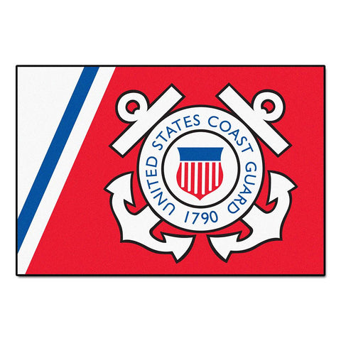 Us Coast Guard Ncaa "starter" Floor Mat (20"x30")