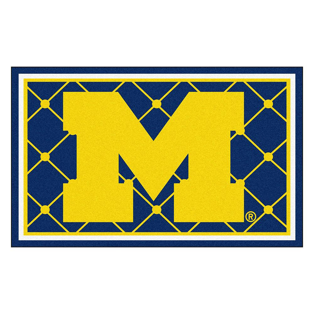 Michigan Wolverines Ncaa Floor Rug (4'x6')