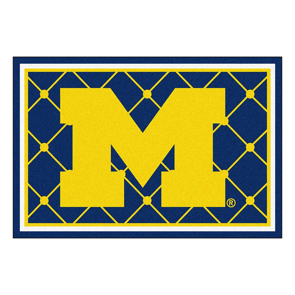 Michigan Wolverines Ncaa Floor Rug (60"x96")