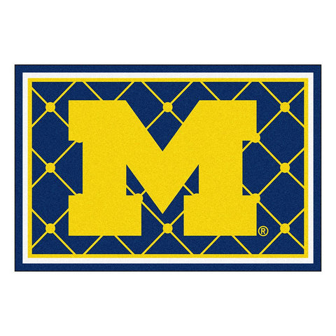 Michigan Wolverines Ncaa Floor Rug (60"x96")