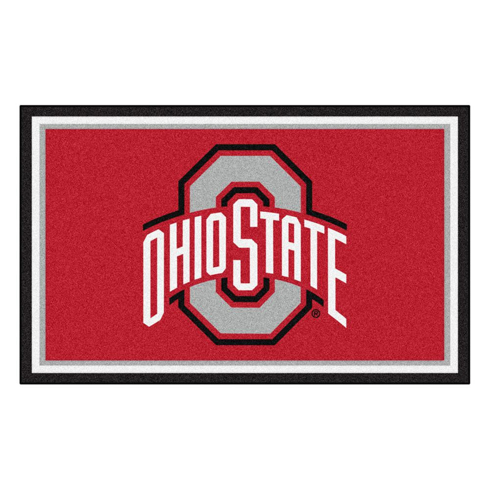Ohio State Buckeyes Ncaa Floor Rug (4'x6')