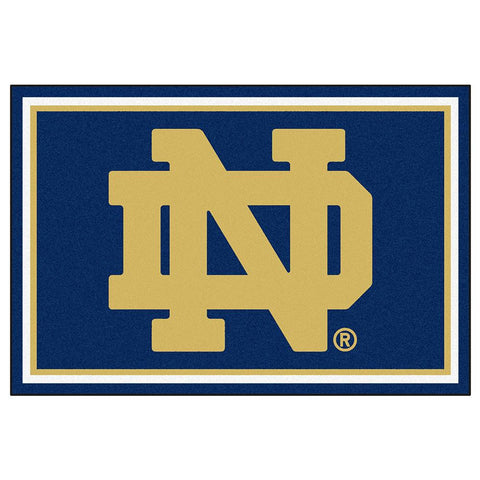 Notre Dame Fighting Irish Ncaa Floor Rug (60"x96") Fighting Irish Logo